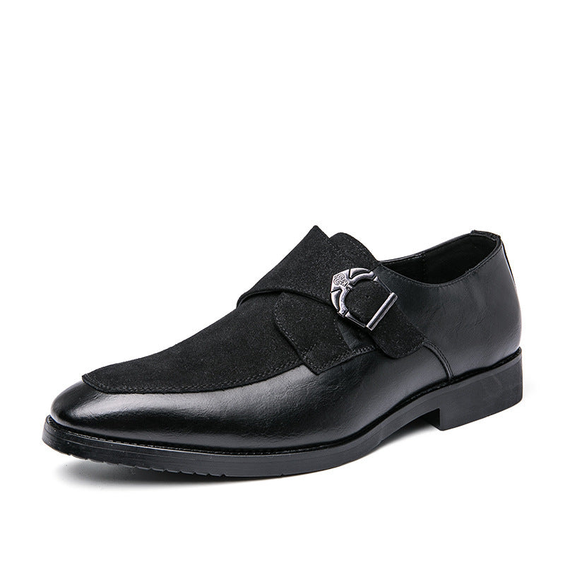 Herren elegante Mokassins mit modischer Schnalle EB