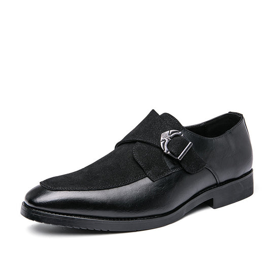 Herren elegante Mokassins mit modischer Schnalle EB
