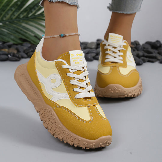 Damen Sportliche Sneakers mit rutschfester Laufsohle EB