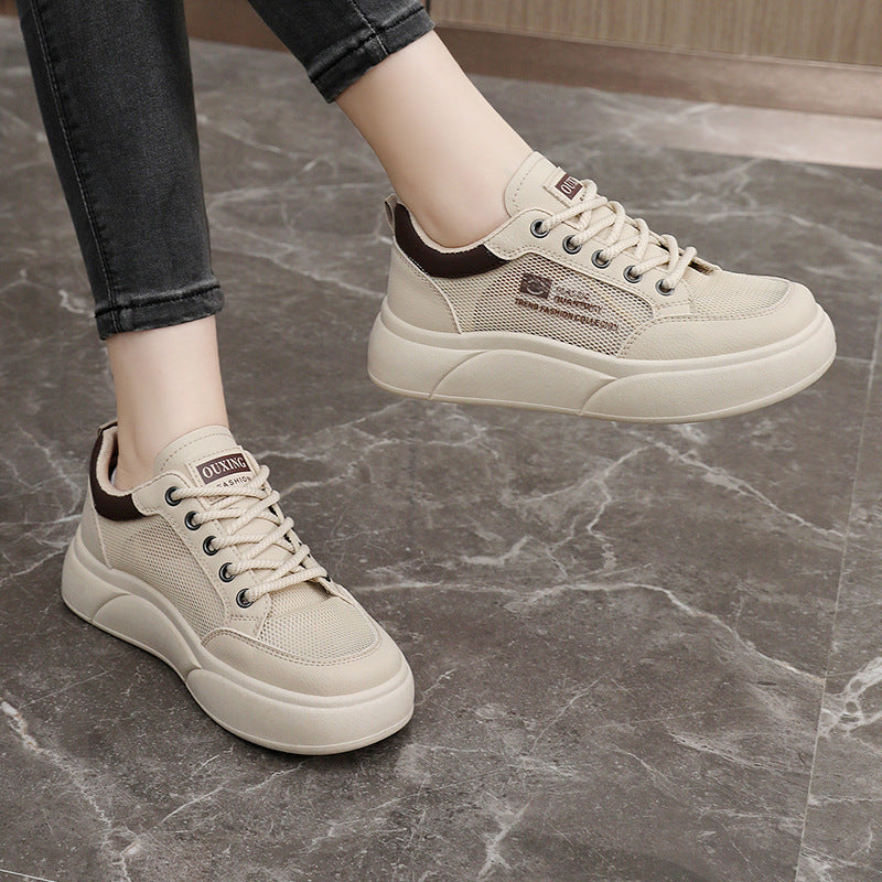 Damen Sportliche Sneakers mit atmungsaktiver Oberflächenstruktur und komfortablem Dämpfungssystem EB