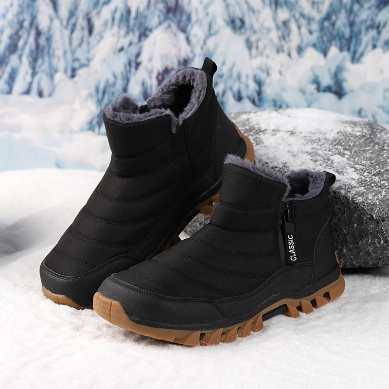 Damen Winterstiefel mit kuscheligem Futter und rutschfester Profilsohle EB