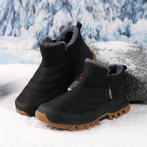 Damen Winterstiefel mit kuscheligem Futter und rutschfester Profilsohle EB