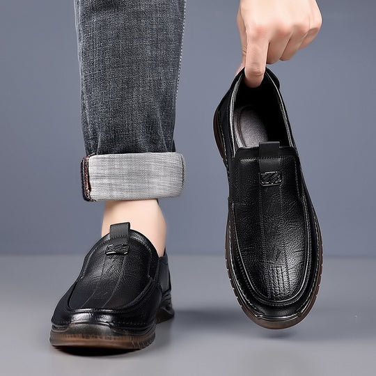 Herren Elegante Slip-On Schuhe aus qualitativ hochwertigem Leder EB