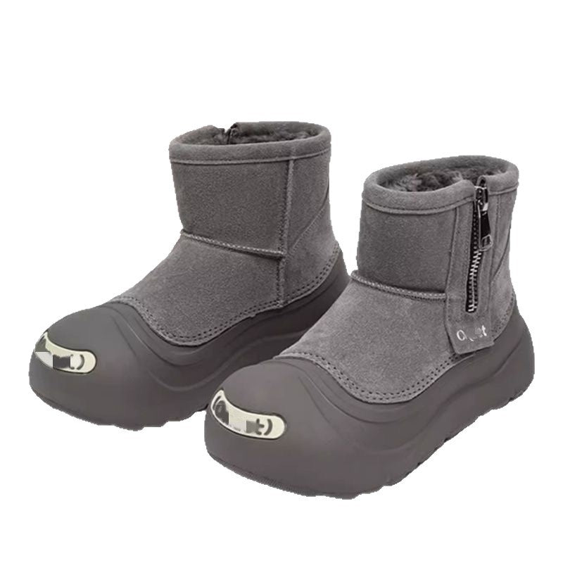 Damen modische Winterboots mit isolierendem Innenfutter und rutschfester Sohle EB