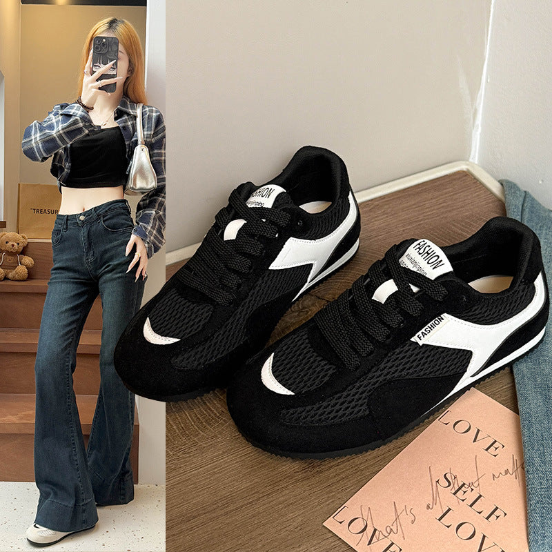 Damen sportliche Sneakers mit atmungsaktivem Obermaterial EB