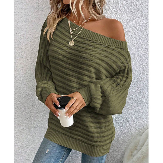 Damen Relaxed Fit Strickpullover EB