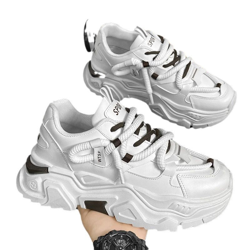 Damen Sportliche Chunky Sneakers mit innovativer Schnürtechnik EB
