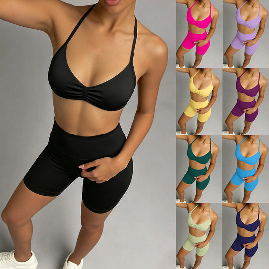 Damen Sportliches Bikini-Set mit hochelastischem Material und verstellbaren Trägern EB