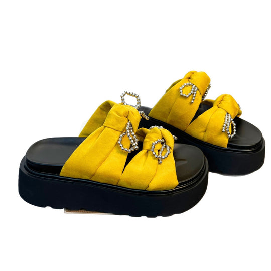 Damen Modische Plateauschuhe mit festlichem Schmuck EB