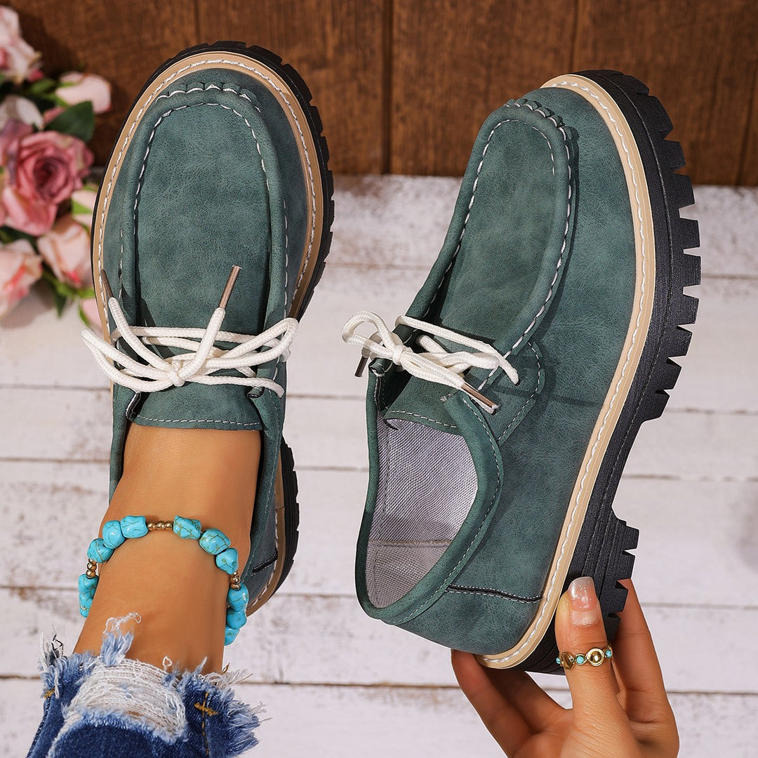 Damen bequeme Clogs mit modischem Schnür-Design EB