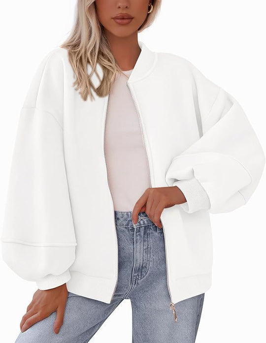 Damen modische Oversized-Jacke EB