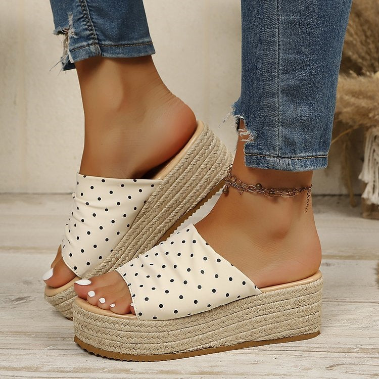 Damen Wedge-Sandaletten mit gepolstertem Fußbett EB
