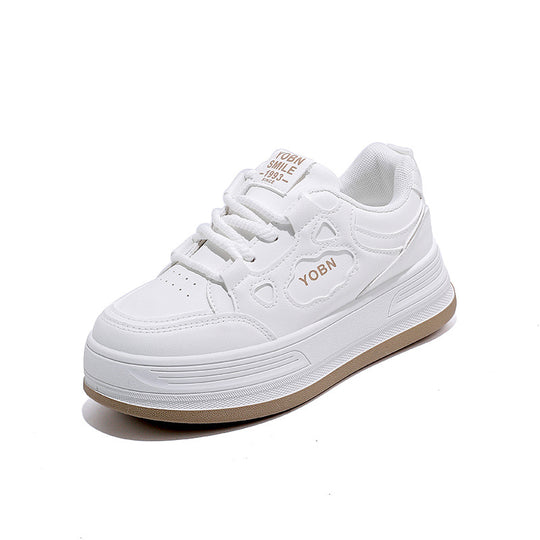 Damen Komfortable Sneaker mit dicker Laufsohle und modischem Design EB