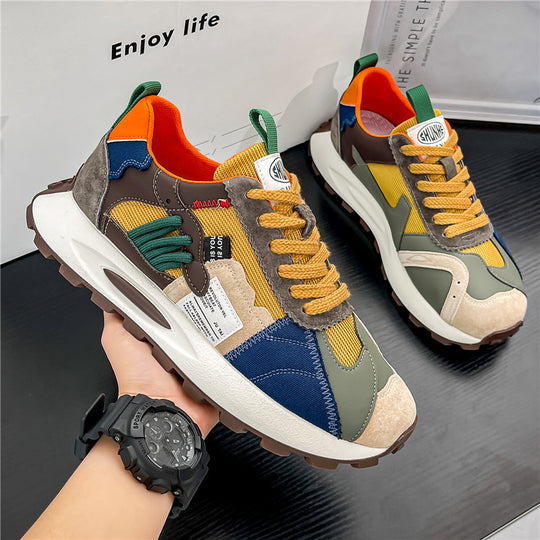 Damen Sportliche Sneakers mit atmungsaktiven Materialien und modischen Akzenten EB