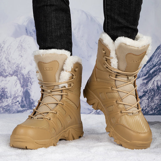 Herren Hohe Winter-Boots mit isolierender Fütterung und rutschfester Sohle EB