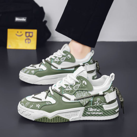 Damen Trendige Sneaker mit einzigartigem grafischen Design und dämpfender Sohle EB