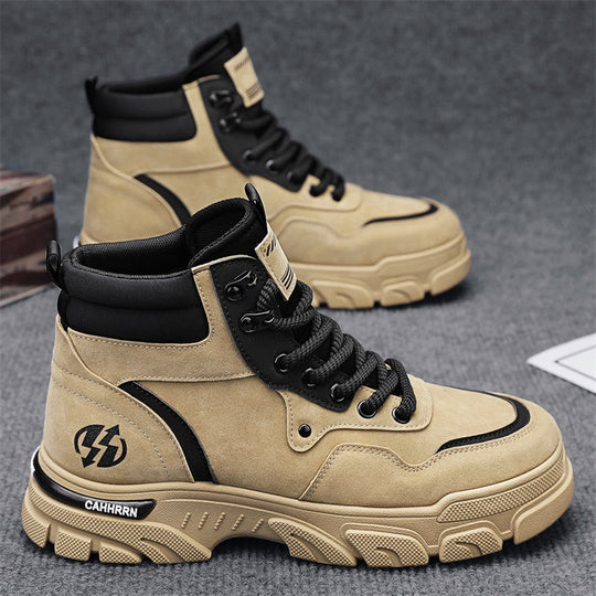 Damen Sportliche High-Top Stiefel mit robustem Profil und Dämpfungstechnologie EB