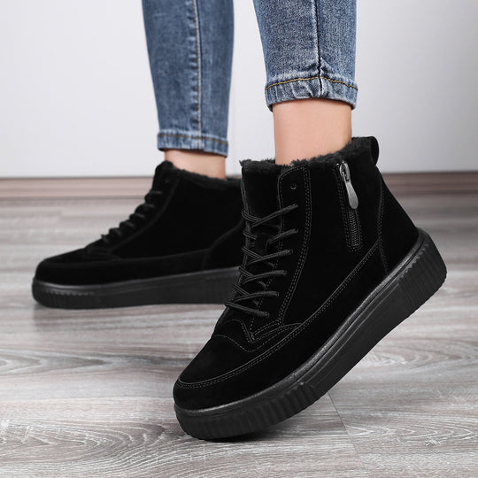 Damen Komfortable Winterstiefel mit isolierendem Futter und rutschfester Sohle EB