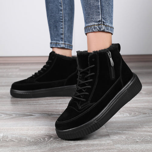 Damen Komfortable Winterstiefel mit isolierendem Futter und rutschfester Sohle EB