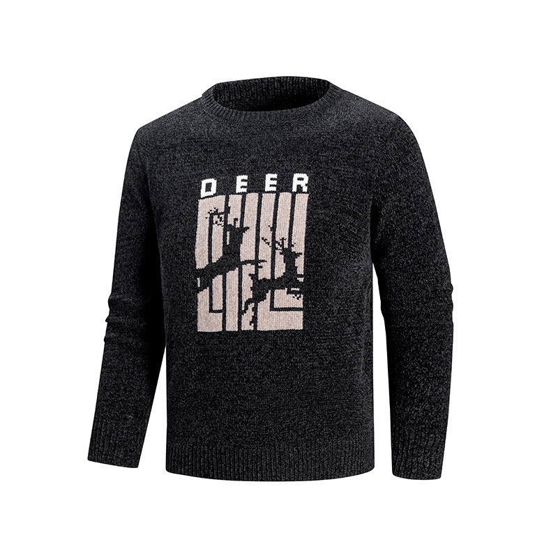 Herren Pullover mit einzigartigem Tiermotiv und hohem Tragekomfort EB