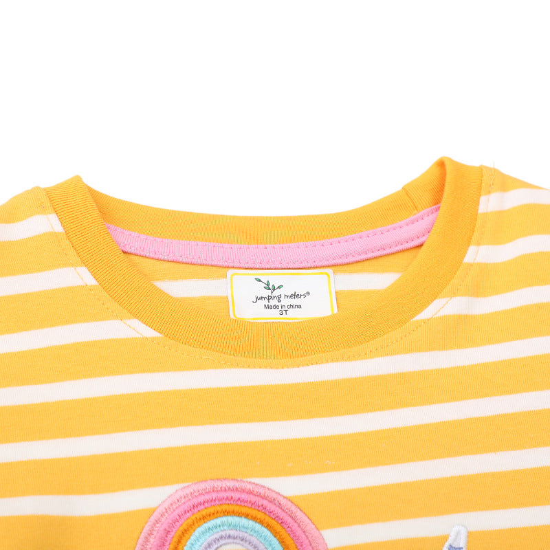 Mädchen T-Shirt mit verspieltem Einhorn-Motiv EB