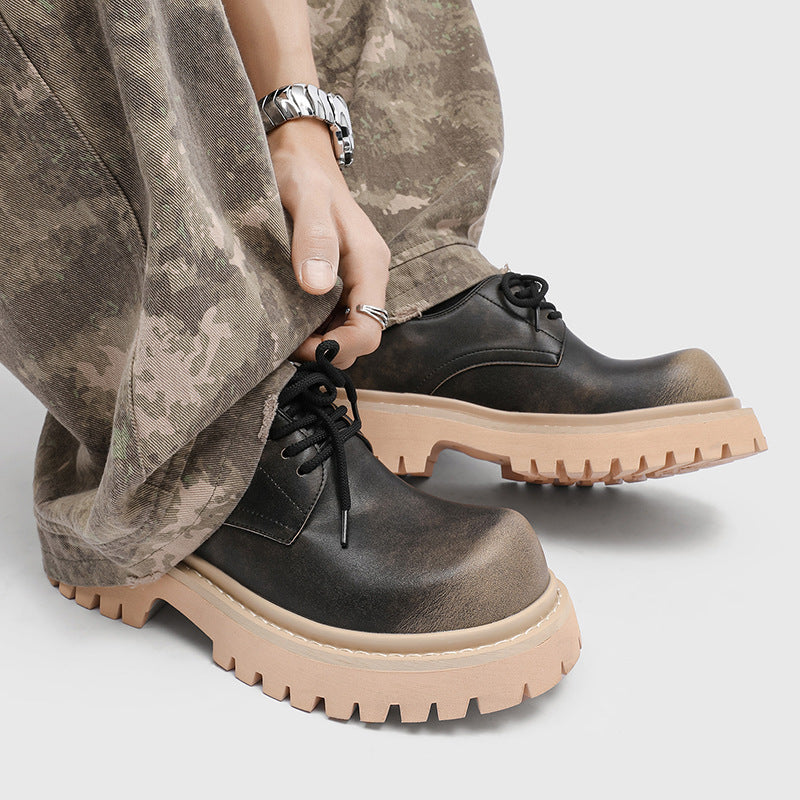 Damen Stabile und modische Schnürschuhe mit robustem Profil EB