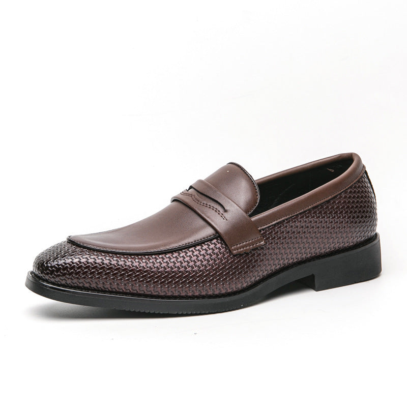 Damen Elegante Leder Slipper mit atmungsaktiver Oberflächenstruktur EB