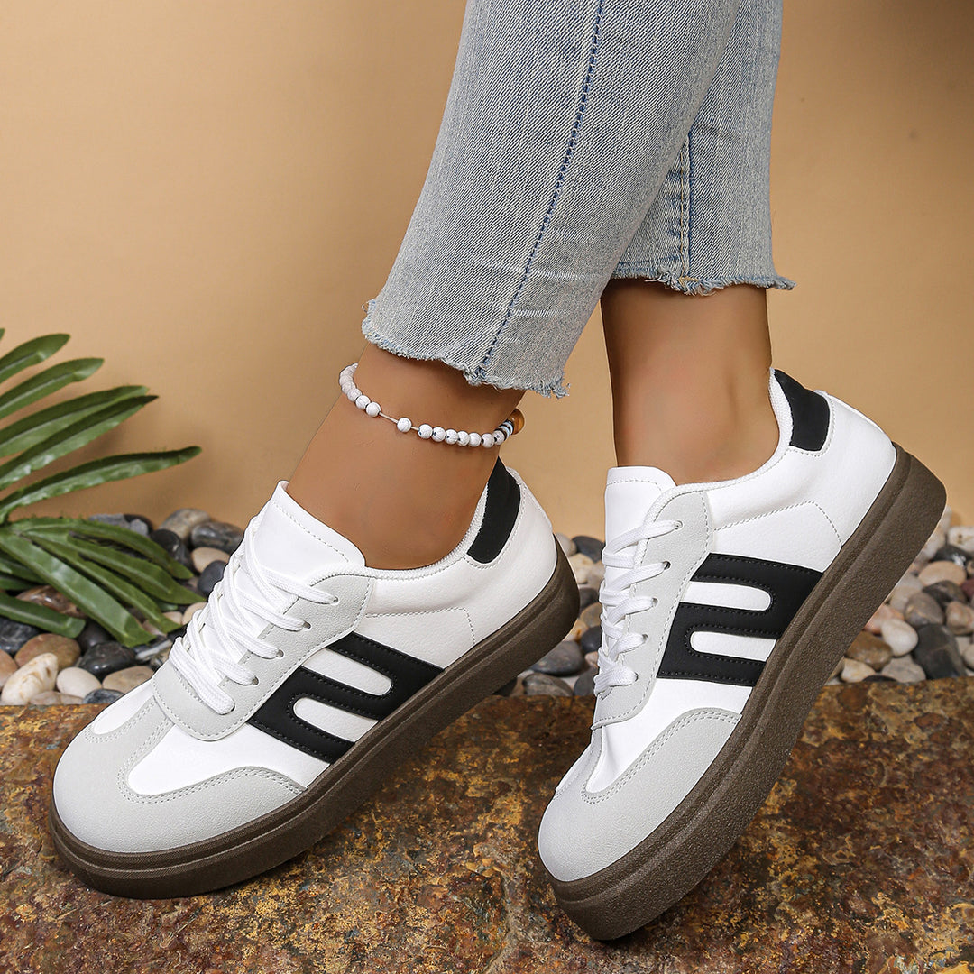 Damen Sneakers mit gepolsterter Sohle und modischem Design EB