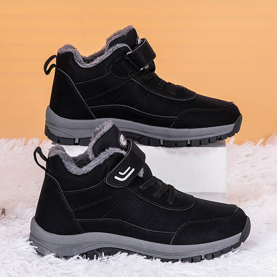 Damen Winterfest Stiefel mit wärmendem Innenfutter und rutschfester Sohle EB