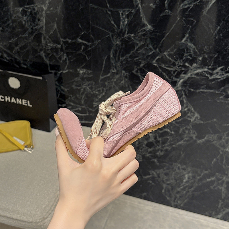 Damen Sportliche Freizeitschuhe aus atmungsaktivem Mesh-Material mit komfortabler Sohle EB