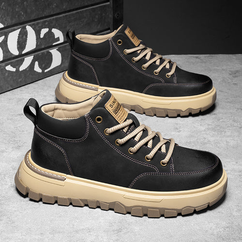 Damen Robuste High-Top Sneakers mit rutschfester Sohle und atmungsaktivem Obermaterial EB