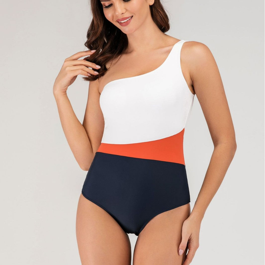 Damen Sportlicher Einteiler-Badeanzug mit hochwertigem Material EB