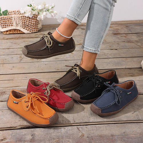 Damen Sneakers im lässigen Design mit komfortabler Schnürung und rutschfester Sohle EB