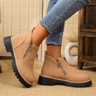 Damen Slip-On Boots mit robustem Profil und komfortabler Einlage EB