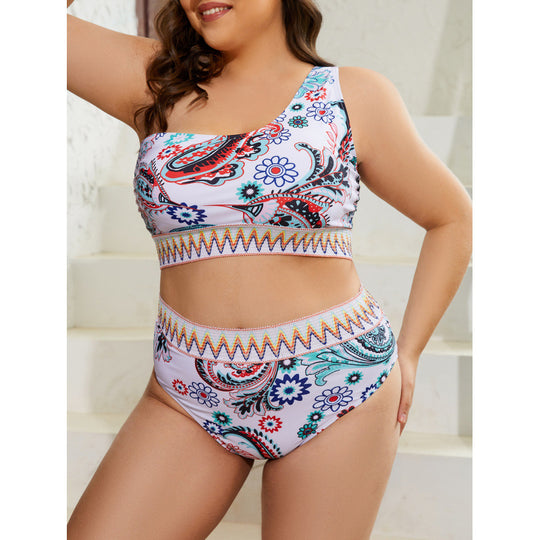 Damen Bikini-Set mit floralem Muster und sportlichem Schnitt EB