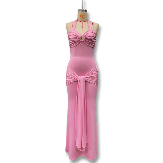 Damen Figurschmeichelndes Abendkleid mit raffiniertem Design EB