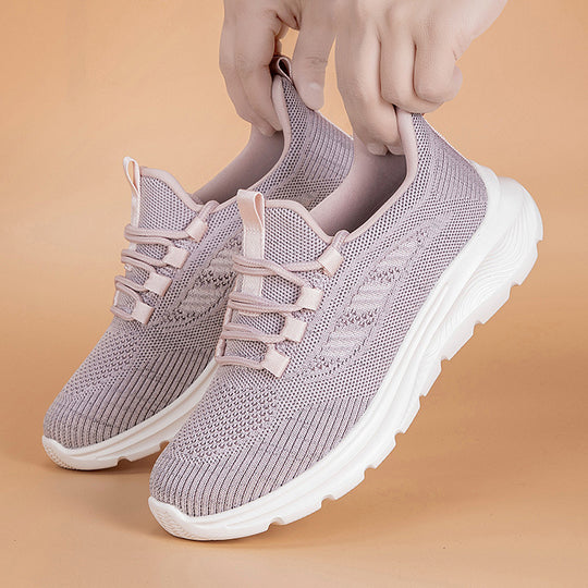 Damen Komfortable Laufsneaker mit atmungsaktivem Mesh-EB