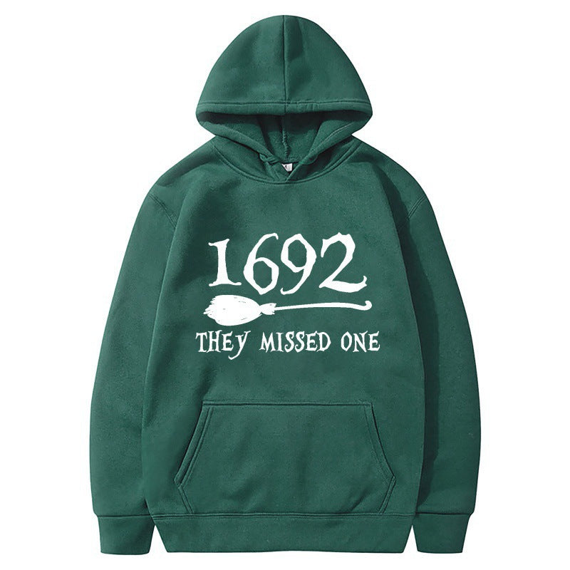 Damen Kapuzenpullover mit kreativem Halloween-Motiv und lockerer Passform EB