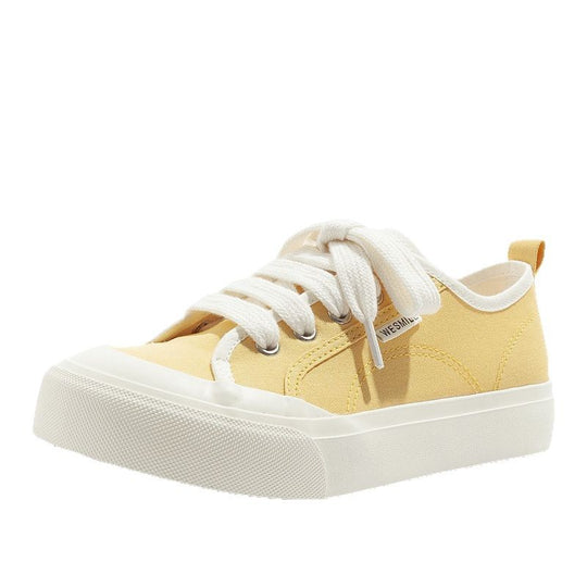 Damen Sneakers aus strapazierfähigem Canvas-Material mit rutschfester Gummisohle EB