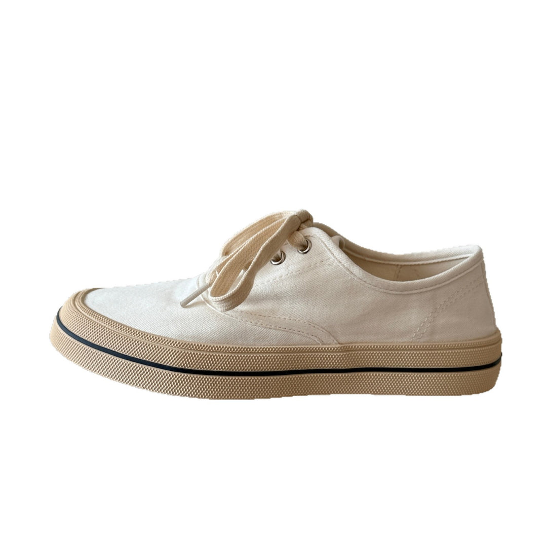 Damen Sportliche Canvas Sneakers im zeitlosen und minimalistischen Design EB