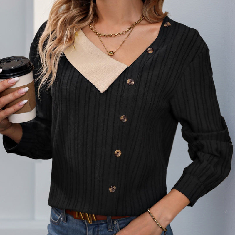 Damen modischer Strickpullover EB