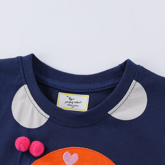 Mädchen Tüllkleid mit niedlichem Tiermotiv EB