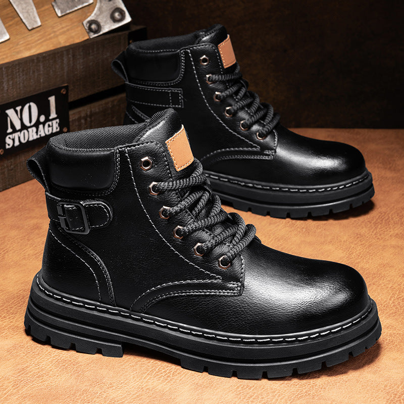 Damen Robuste Schnürboots aus strapazierfähigem Kunstleder EB
