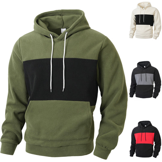 Herren Fleece-Hoodie mit innovativem Design EB