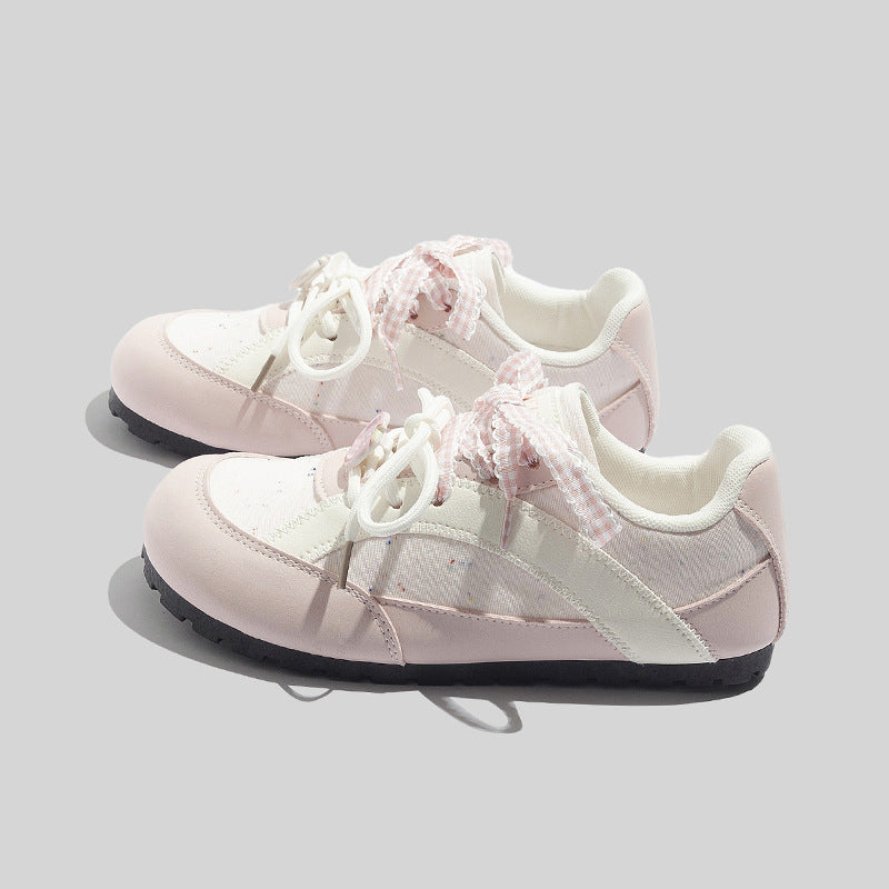 Damen Freizeit-Sneaker mit verspieltem Design und atmungsaktiver Oberflächenstruktur EB