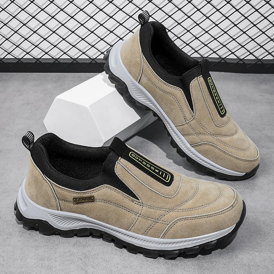 Damen Bequeme Slip-On Sneakers mit rutschfester Sohle EB