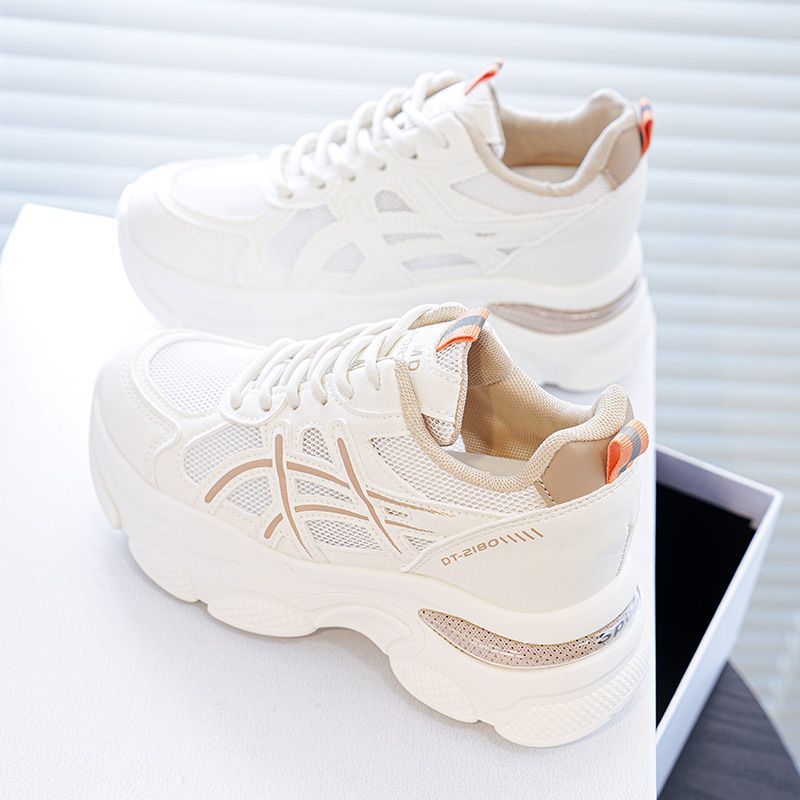 Damen Sportliche Sneaker mit atmungsaktivem Mesh und dämpfender Sohle EB