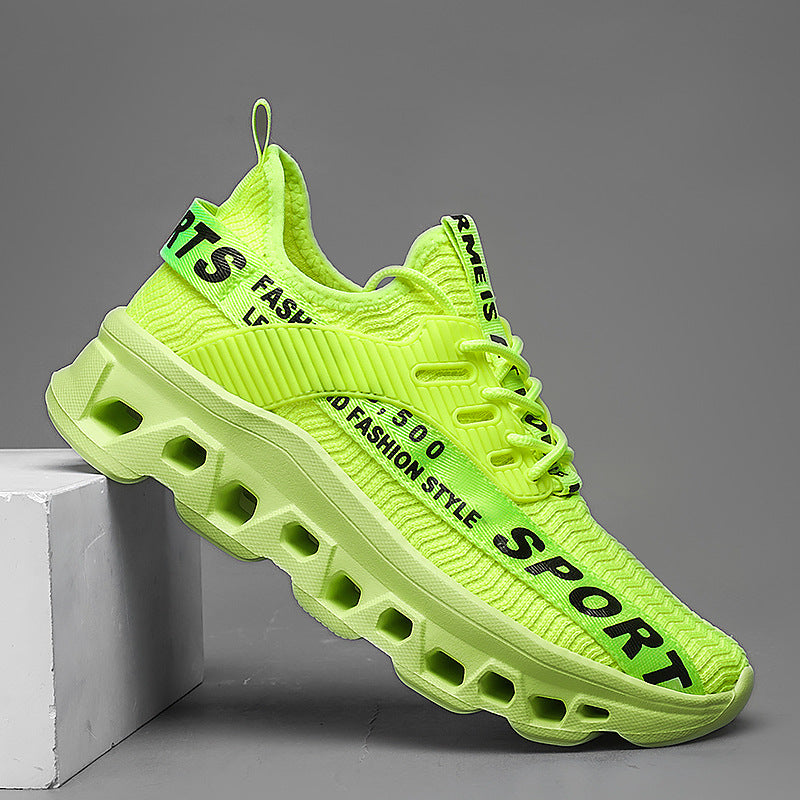 Damen Sportliche Lauf-Sneaker mit elastischem Obermaterial und extrem dämpfender Sohle EB