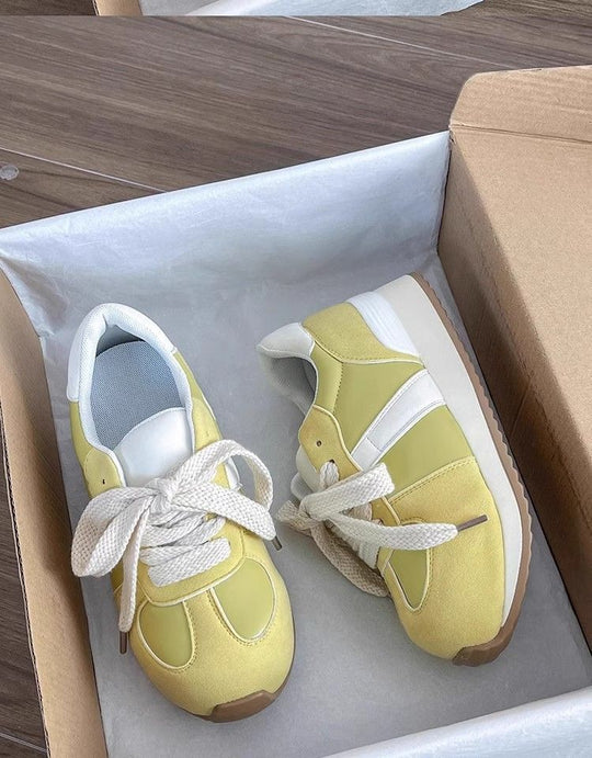 Damen Sportliche Sneaker mit bequemer Dämpfung und atmungsaktiver Oberflächenstruktur EB