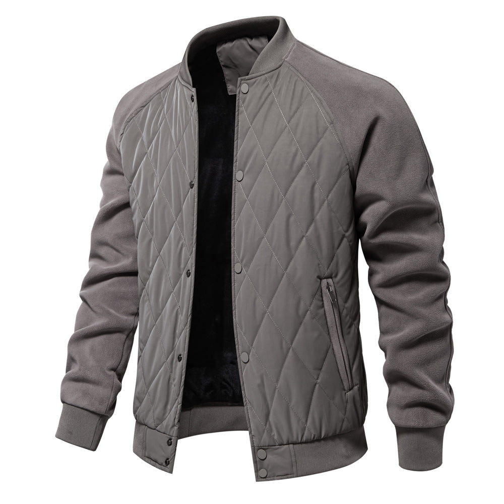 Herren Steppjacke mit modernem Design und praktischen Taschen EB